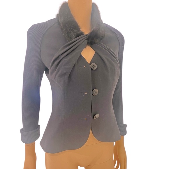 Christian Dior by Galliano F/W 1999 MinkFur Colar Jacket